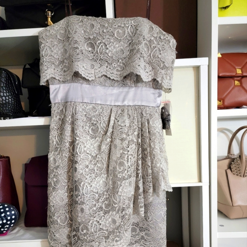 NWT Laundry By Design Lace Dress 4